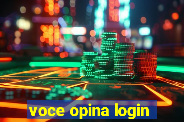 voce opina login